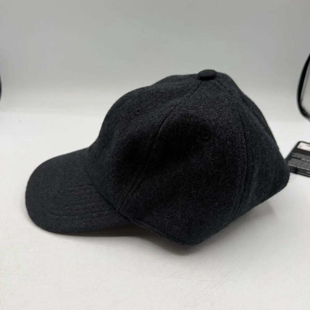Allbirds The Cap Hat‎ Strapback Adjustable Natural Black Wool Blend Unisex OSFM